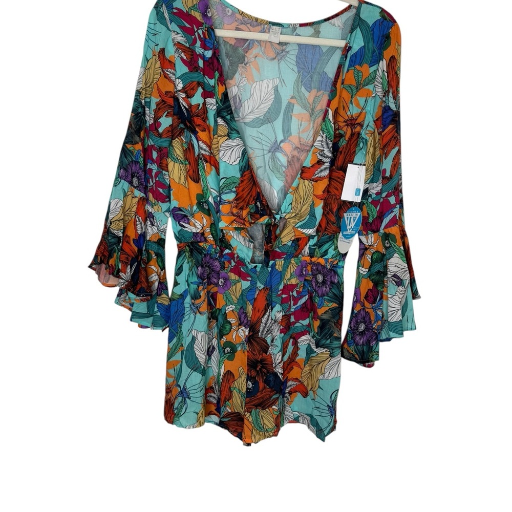 Wet Swim Floral Romper, NWT, Size Medium